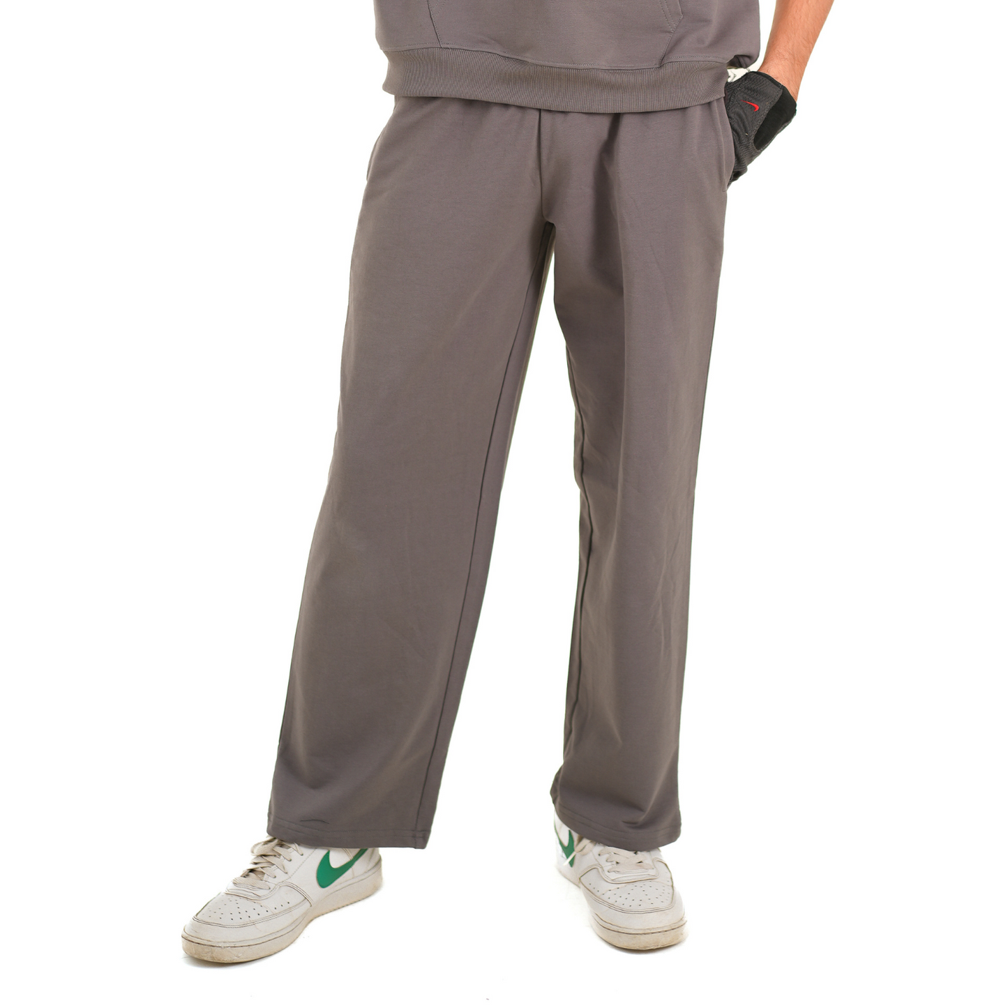 SMOKE GREY SLEEVELESS CO-ORDS