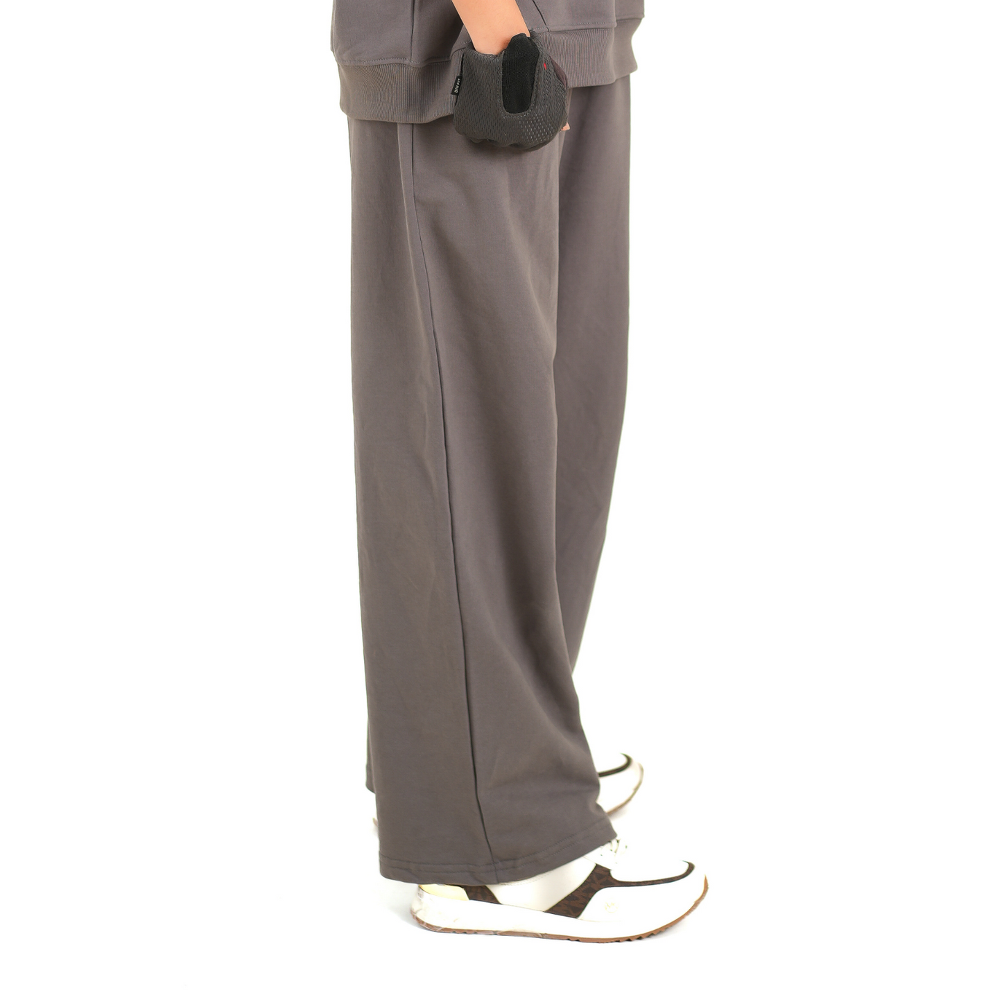 SMOKE GREY SLEEVELESS CO-ORDS