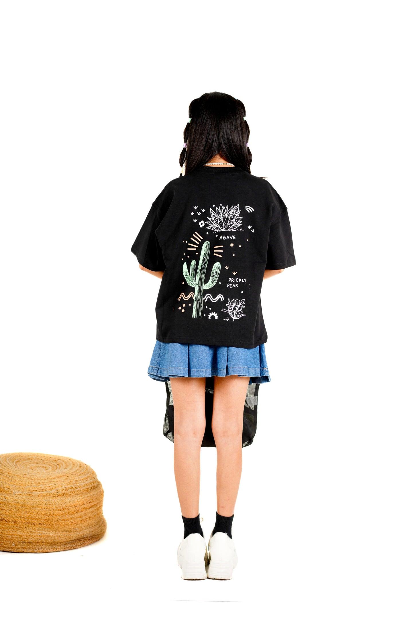 BLACK BAGGY BABY T-SHIRT