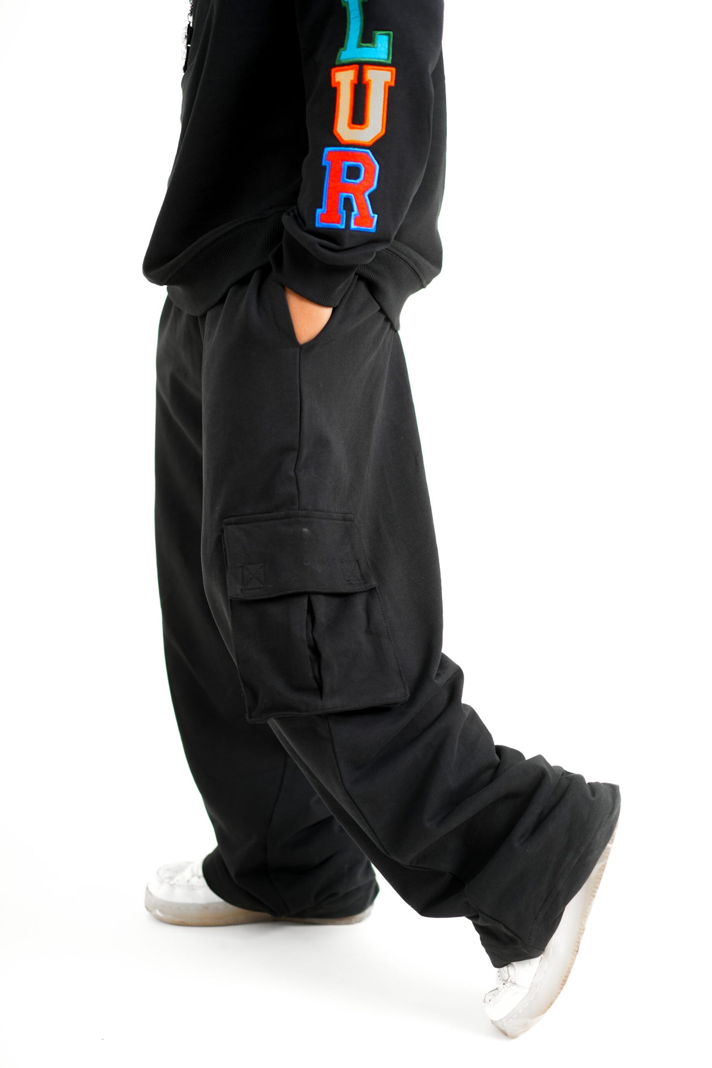 BLACK UNISEX BOTTOMS