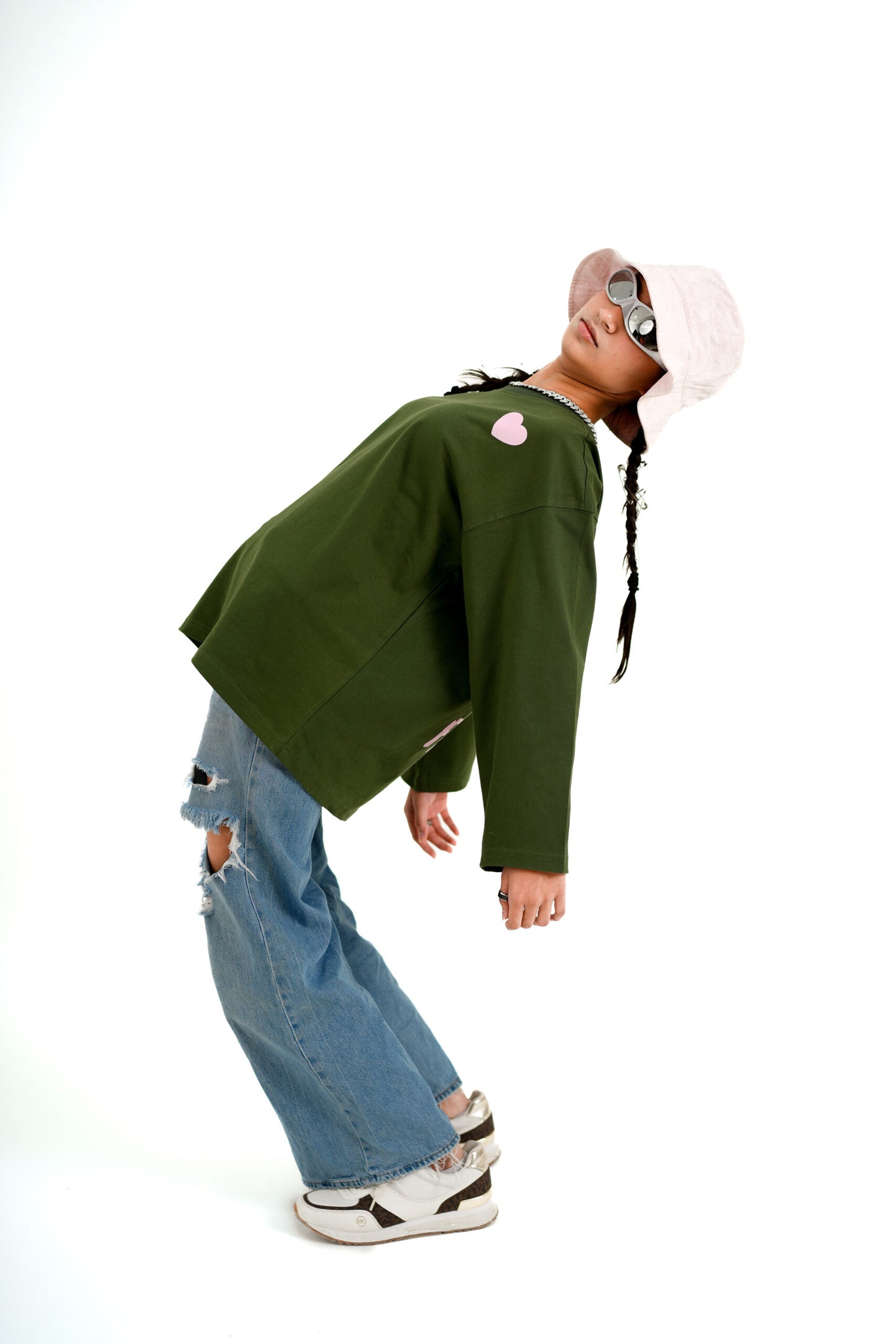 GREEN FULL SLEEVES T-SHIRT