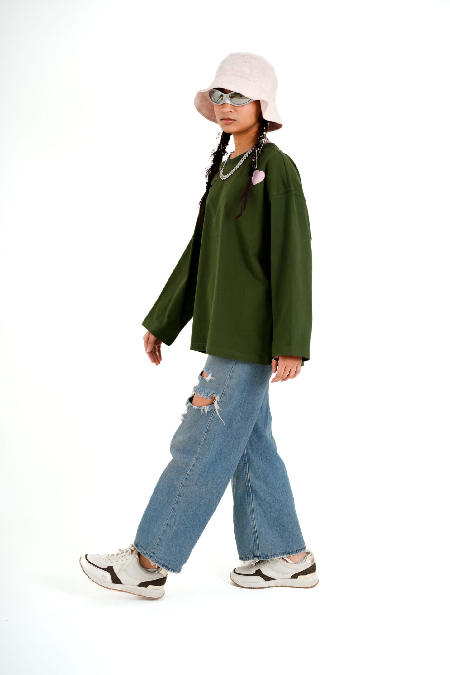 GREEN FULL SLEEVES T-SHIRT