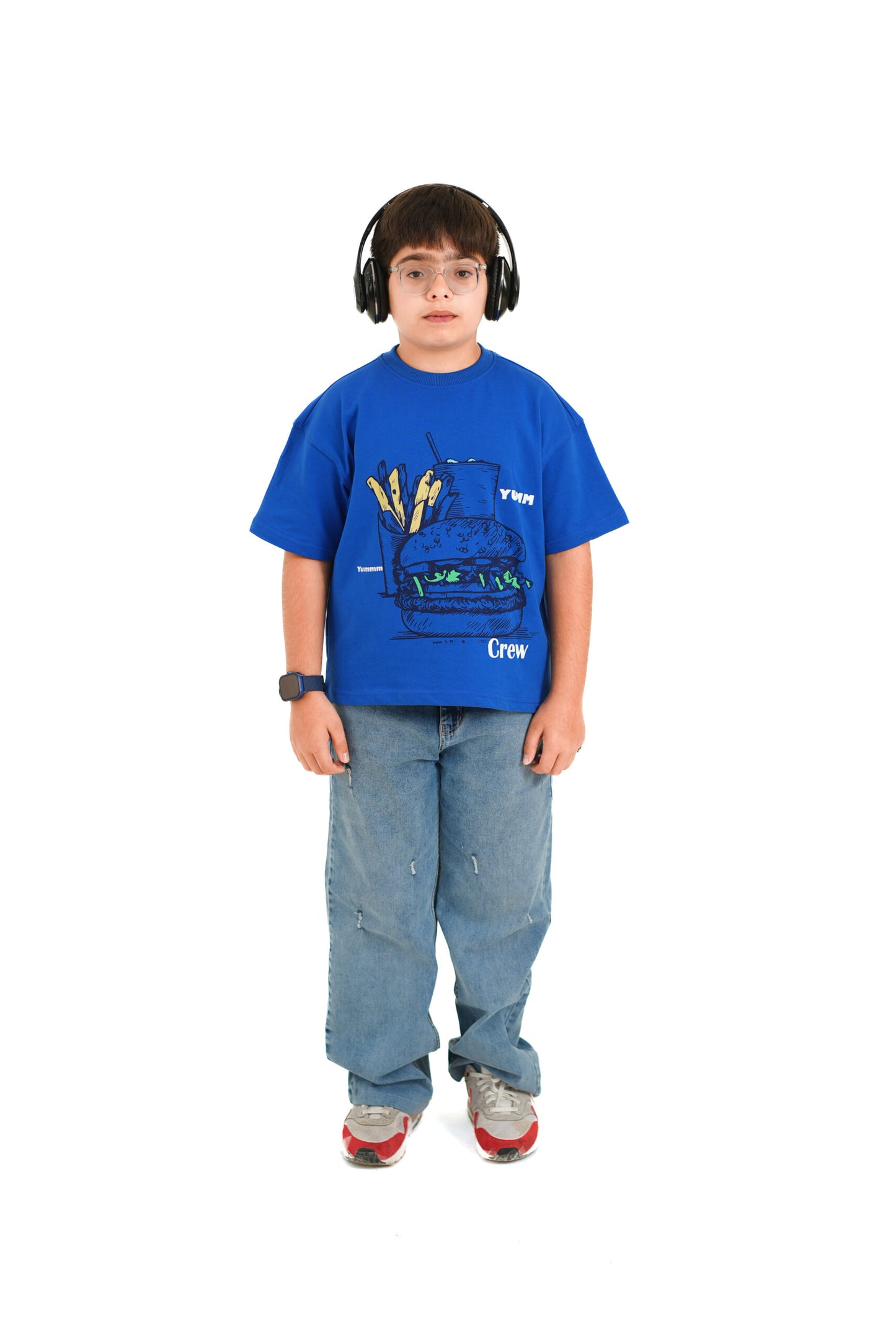 BURGER BLUE T-SHIRT
