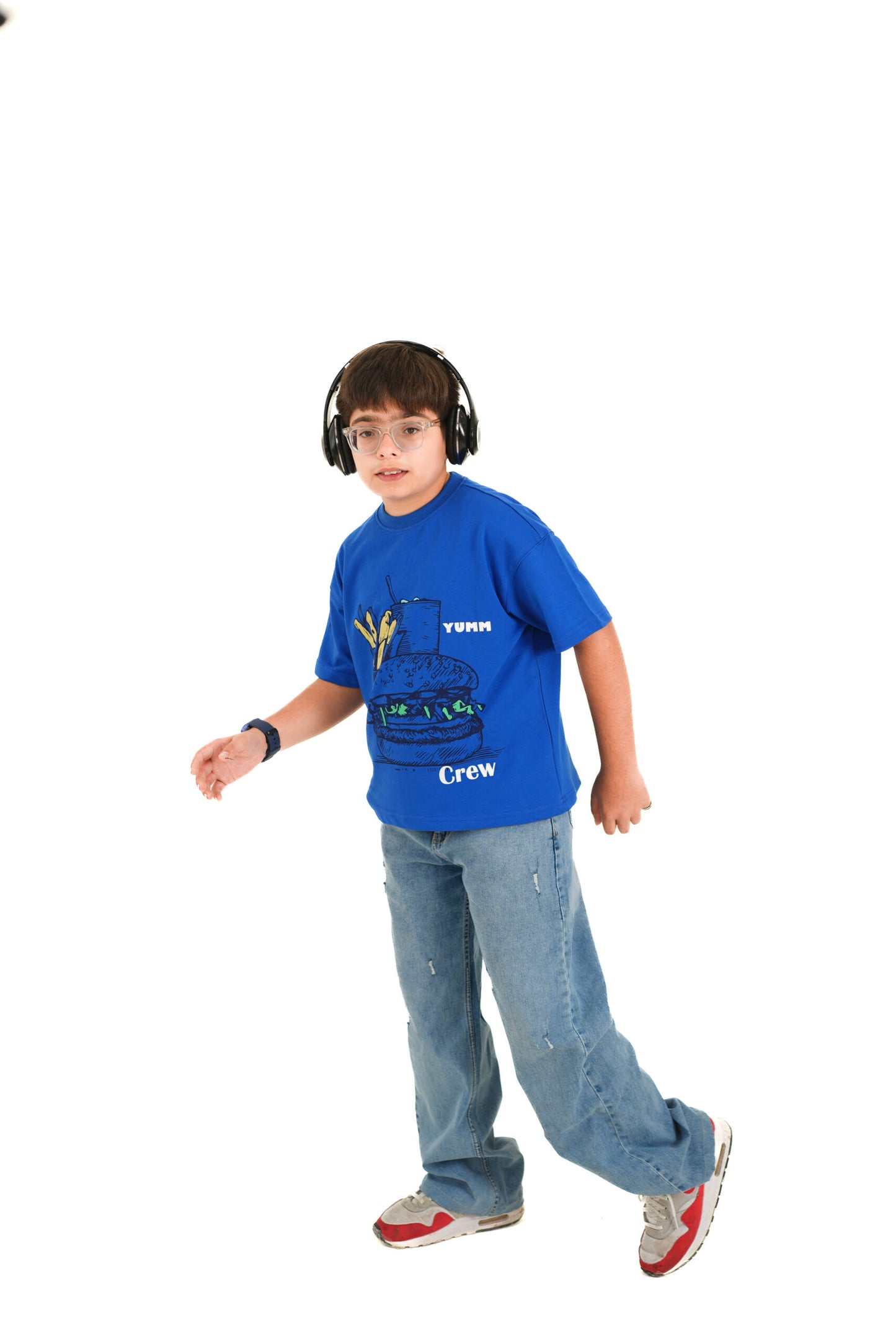 BURGER BLUE T-SHIRT