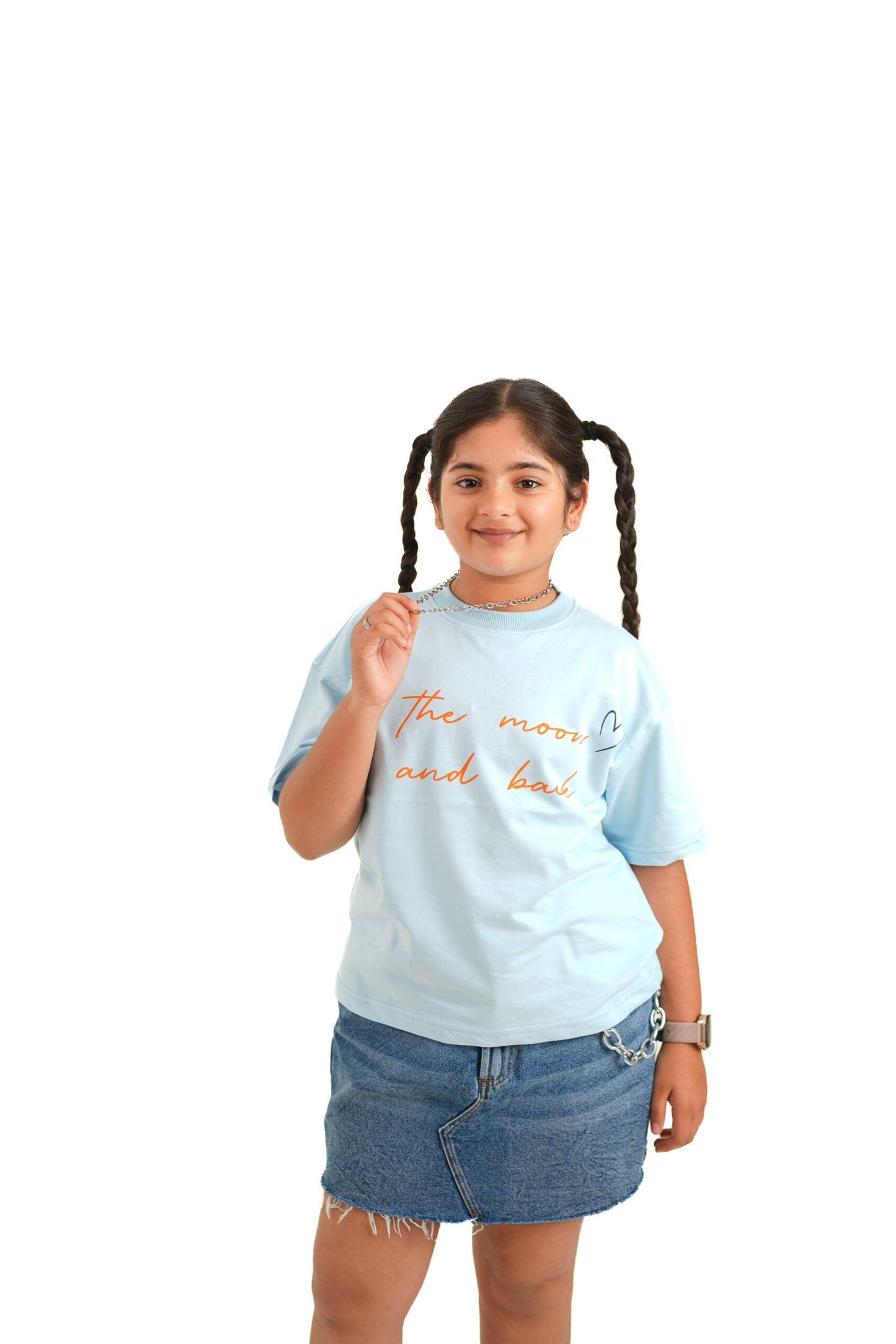BABY BLUE MOON & BACK T-SHIRT