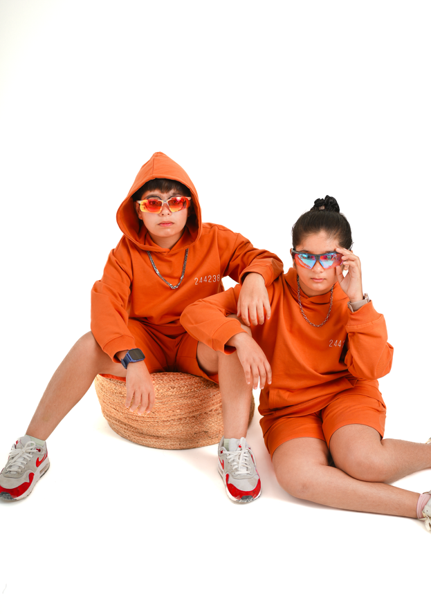 ORANGE WINTER HOODIE
