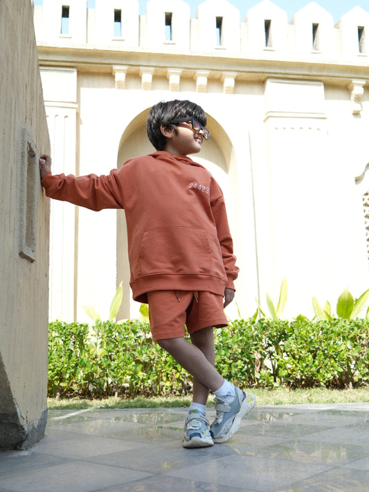 ORANGE WINTER HOODIE