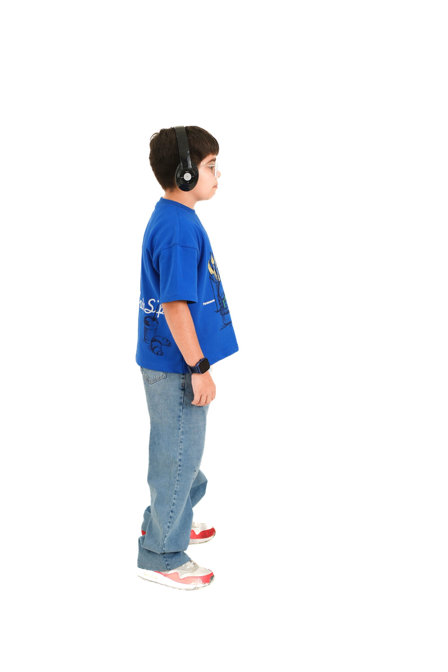 BURGER BLUE T-SHIRT