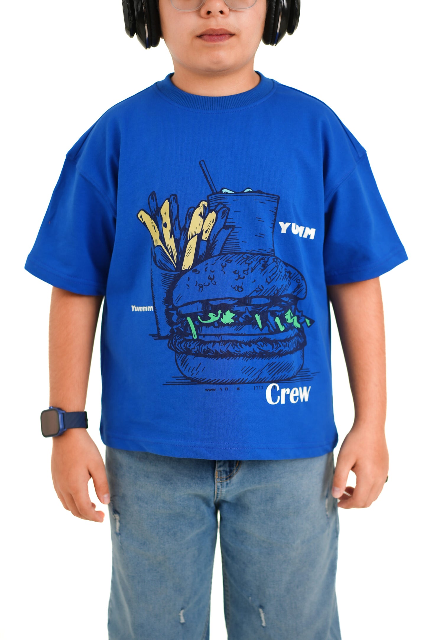 BURGER BLUE T-SHIRT