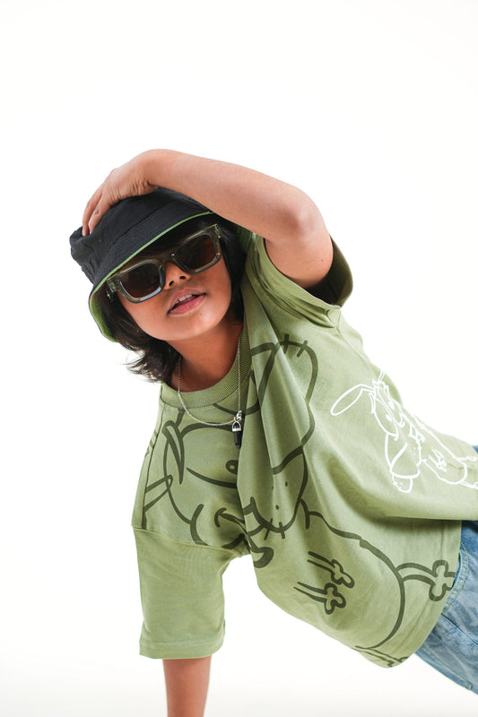 COOL GREEN PEPPA DOG T-SHIRT