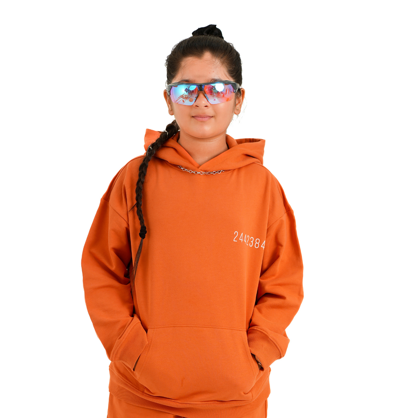 ORANGE WINTER HOODIE